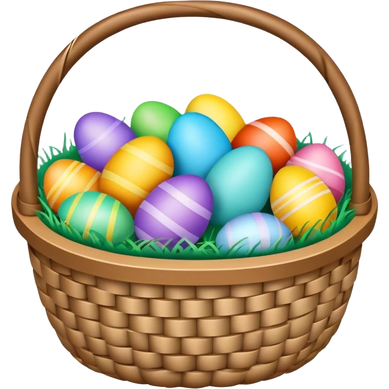 Easter basket emoji