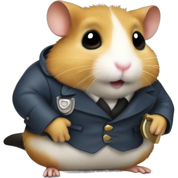 Detective hamster emoji