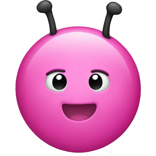 Pink tick emoji