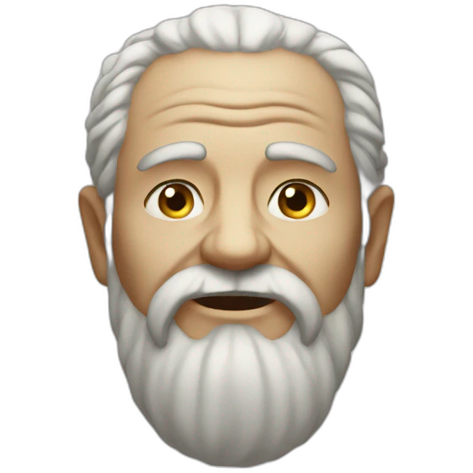 Old man god emoji