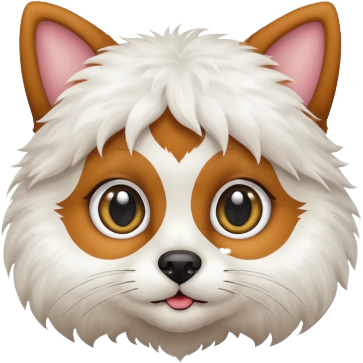 dogs with cat face emoji