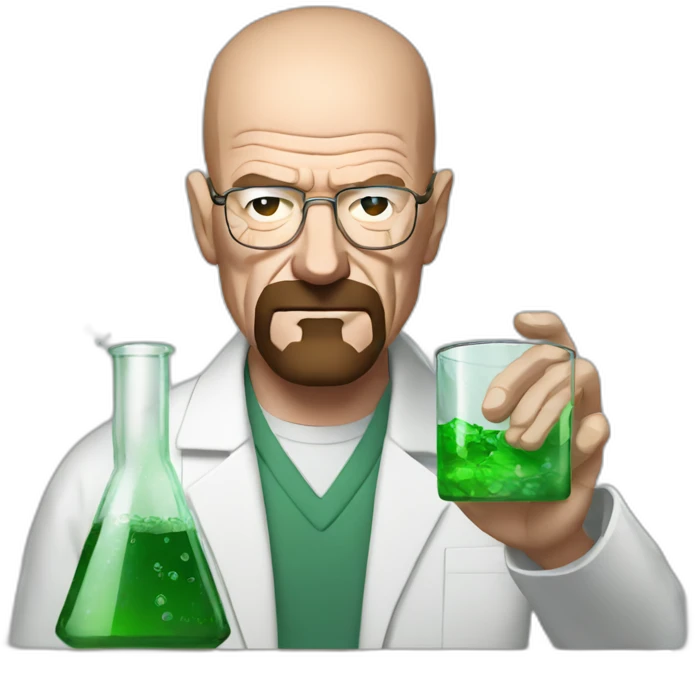 walter white making glass emoji