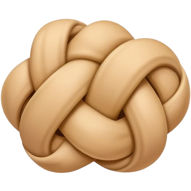 Noeud mignon beige  emoji