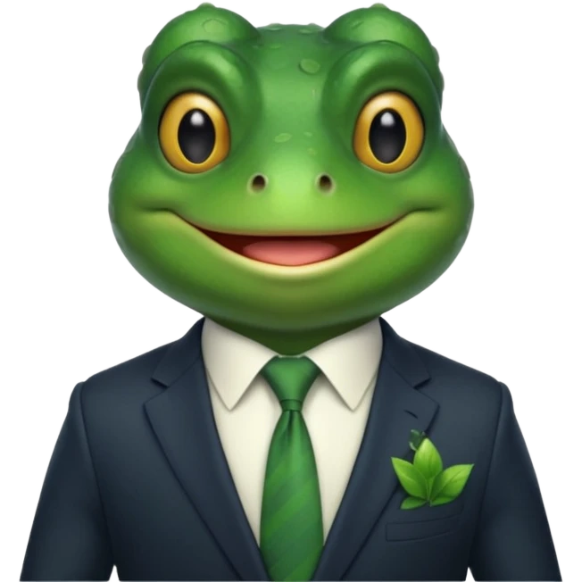 politician Frog emoji