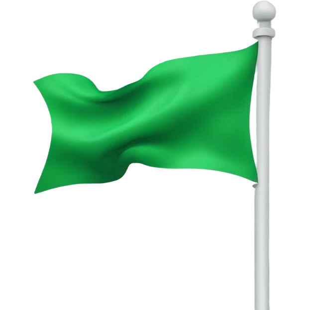 green flag emoji