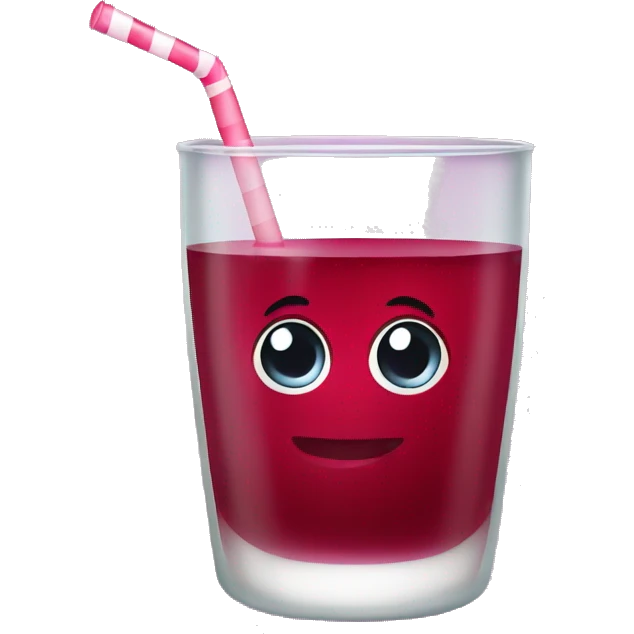 Cranberry juice  emoji