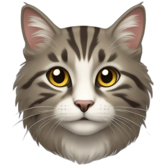 Norvegien forest cat emoji