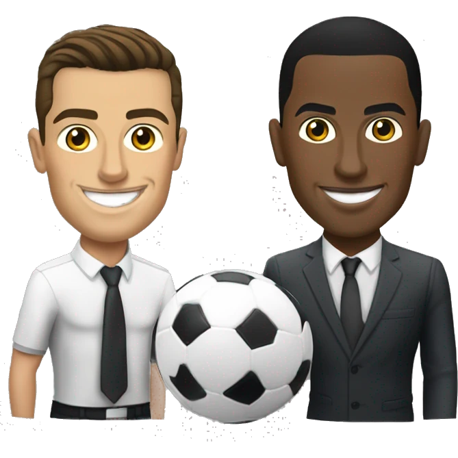 Cristiano ronaldo with barak abama emoji