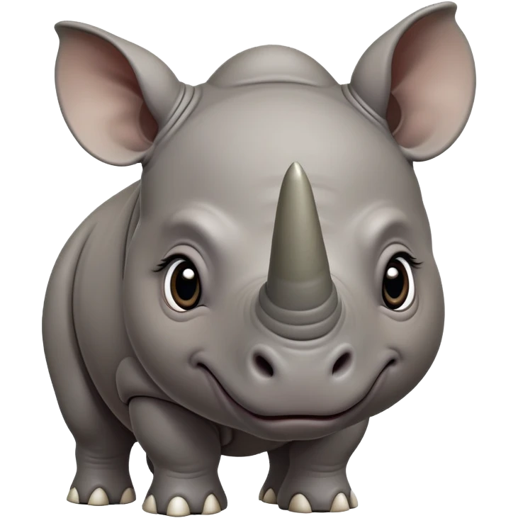 cinematic-noble-baby rhinoceros-portrait-emoji,-poised-and-regal,-with-a-massive,-powerful-build-and-a-thick,-deep-set-soulful-piercing-eyes,-simplified-yet-sharp-and-sophisticated-features,-highly-detailed, large eyes emoji