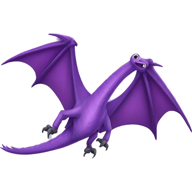 Purple Pterodactyl  emoji