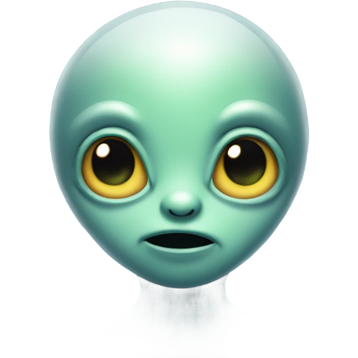 Cute alien emoji
