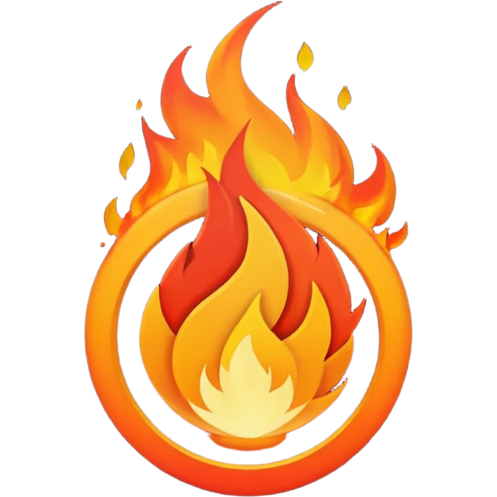 Logo pyro genshin impact emoji