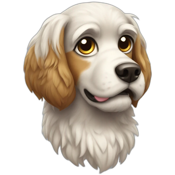 griffon dog that is very smart emoji