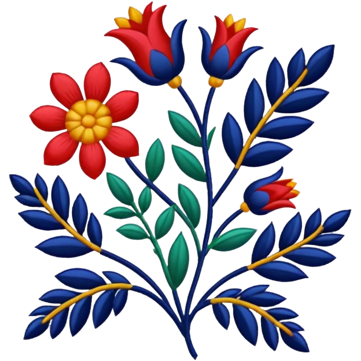 Obukhiv embroidered pattern  emoji