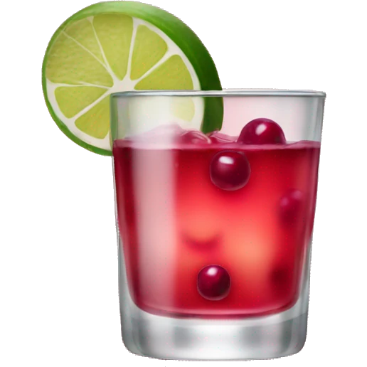 tequila cranberry drink emoji