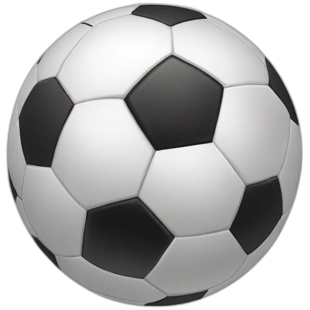 a happy soccer ball emoji