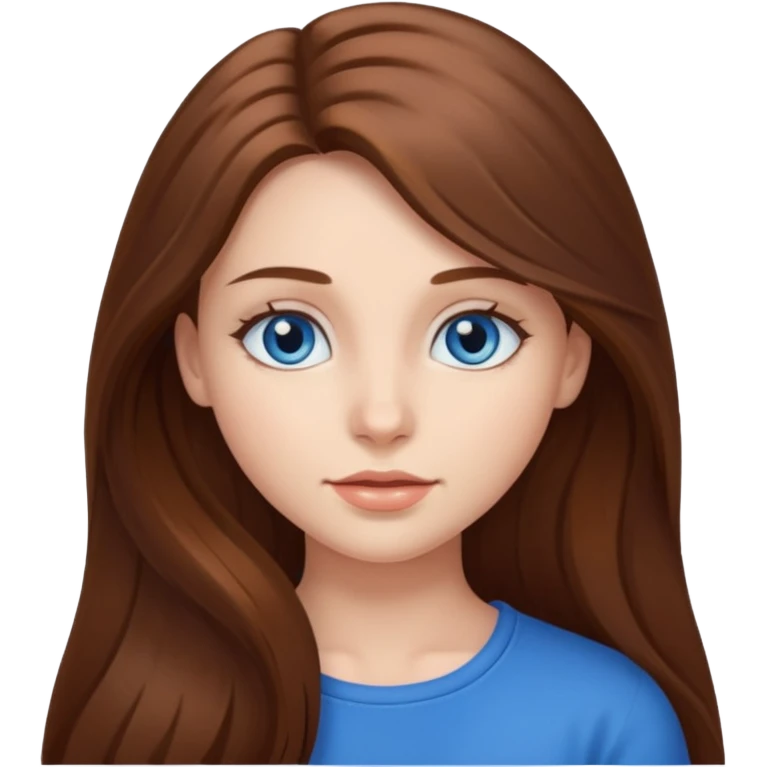 beautiful girl with long hair emoji