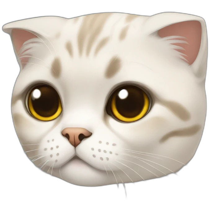 Chat scottish fold emoji