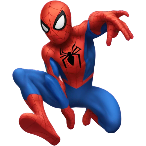 Spiderman con un corazón  emoji