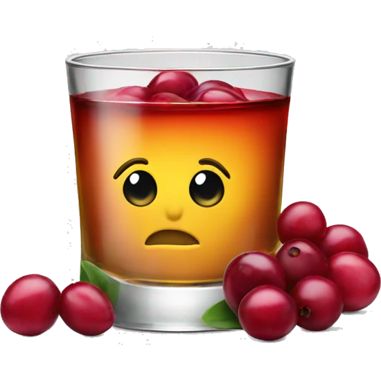 tequila cranberry emoji