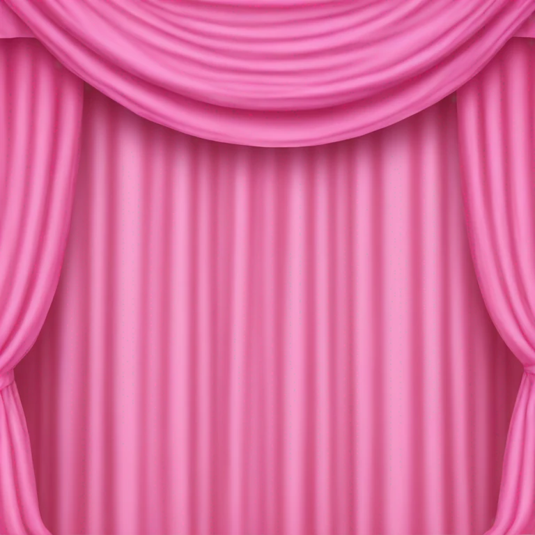 Pink fancy curtains emoji