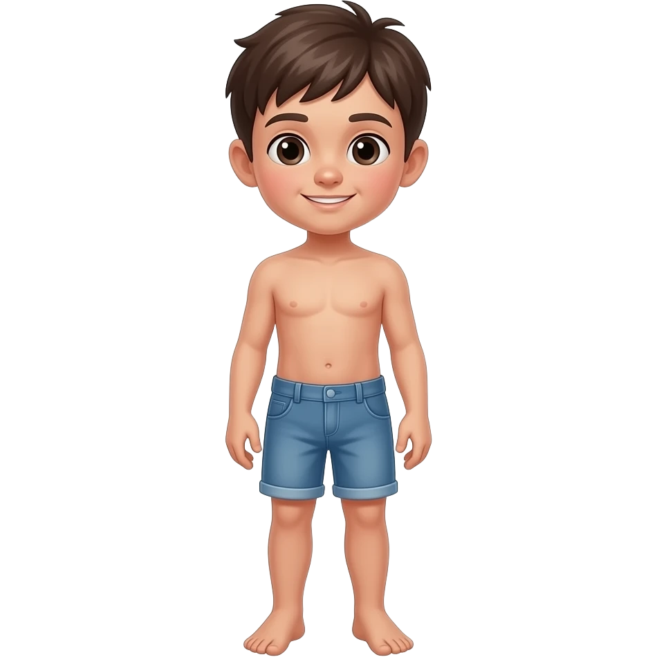 make naked boy with full body emoji