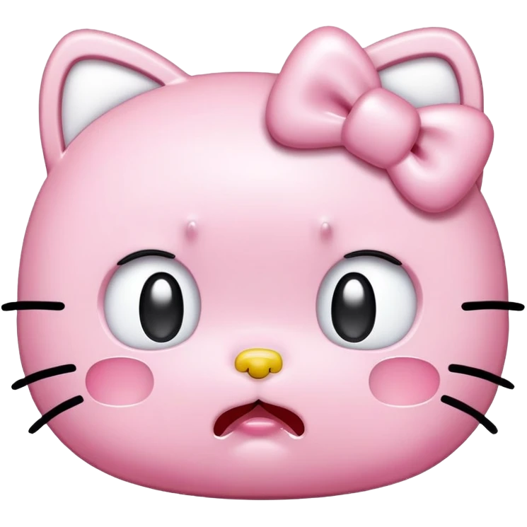 Hello kitty crying emoji