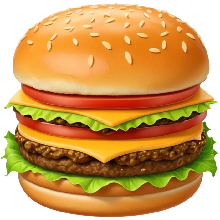 generate me a krabby patty from spongebob png emoji