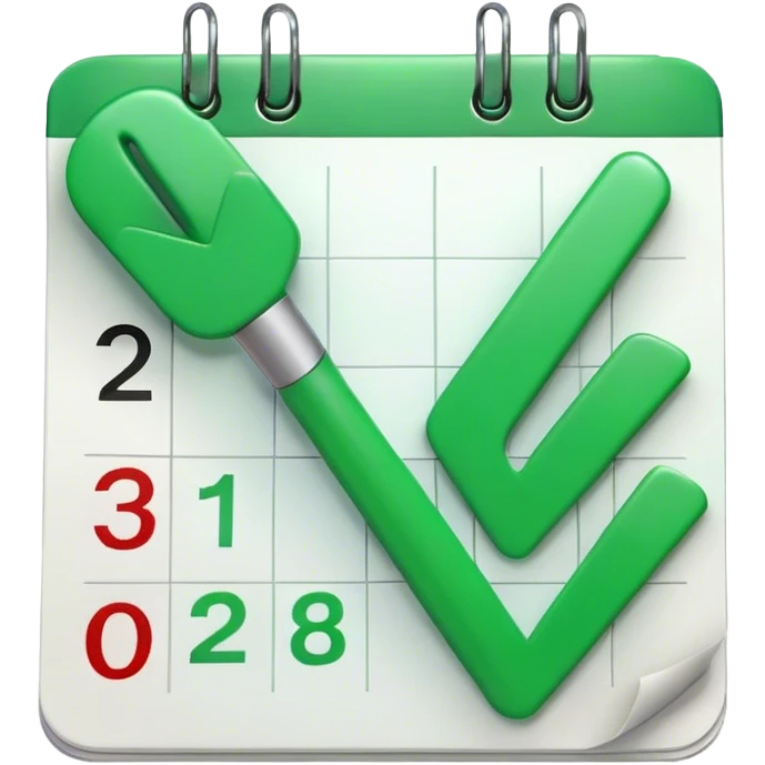 December approved, green check mark emoji