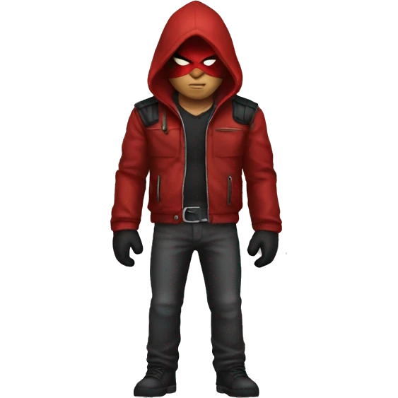 Red hood Gangster emoji