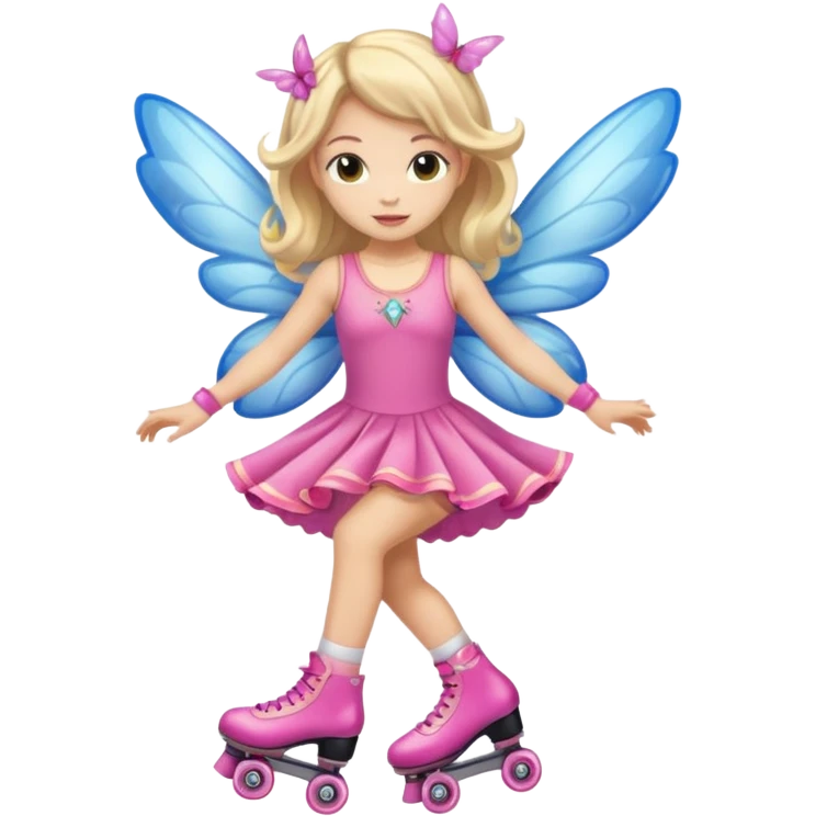 fairy on roller skates emoji