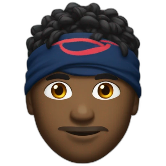 half black man with psg tshirt half ninja turtle emoji