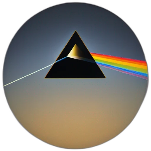 pink floyd dark side of the moon prism emoji