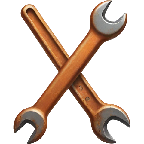 rusty wrench emoji
