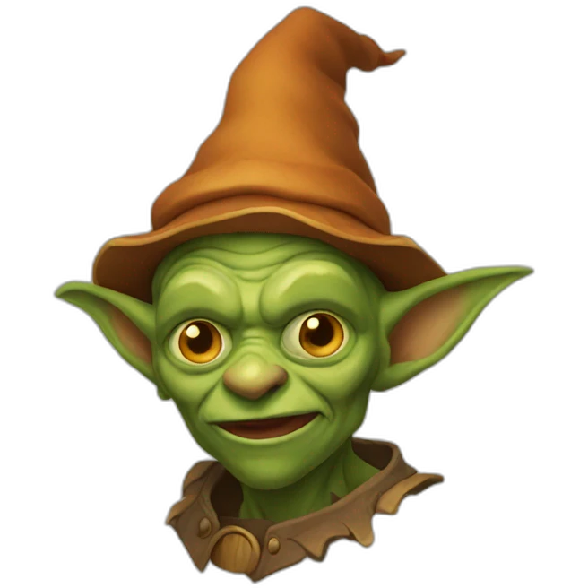 Goblin à sarbacane emoji