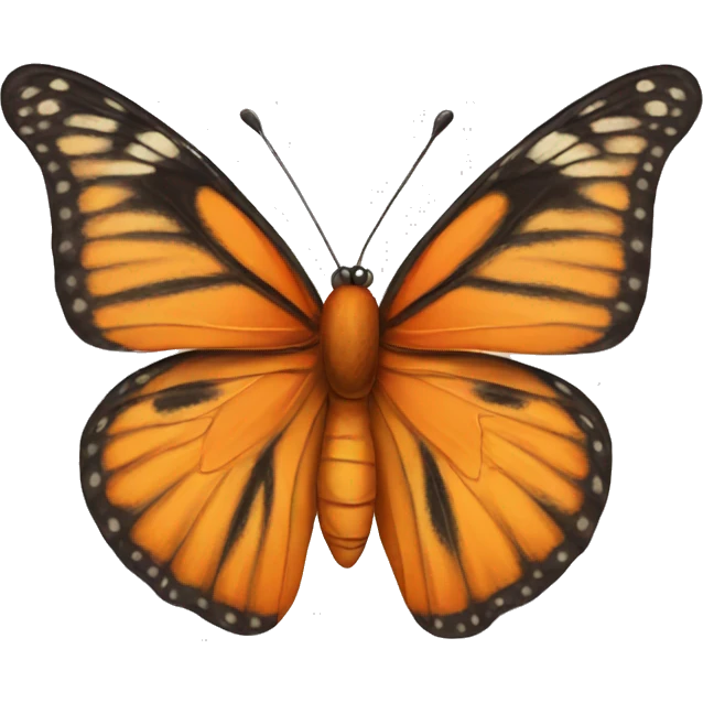 Orange butterfly  emoji