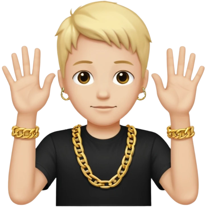 Le signe Jul avec les mains emoji