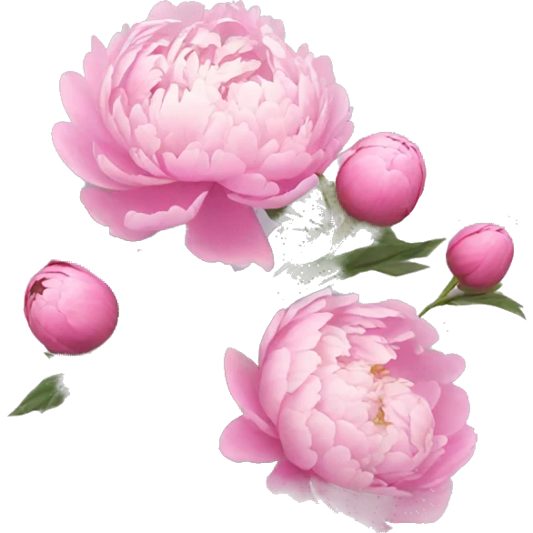Peonies  emoji