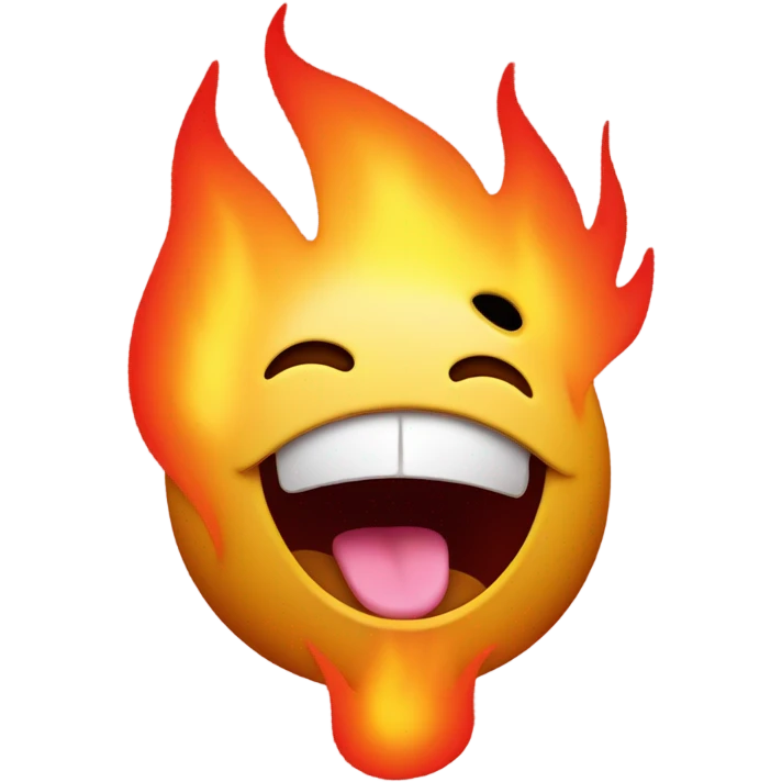 😝 with fire emoji