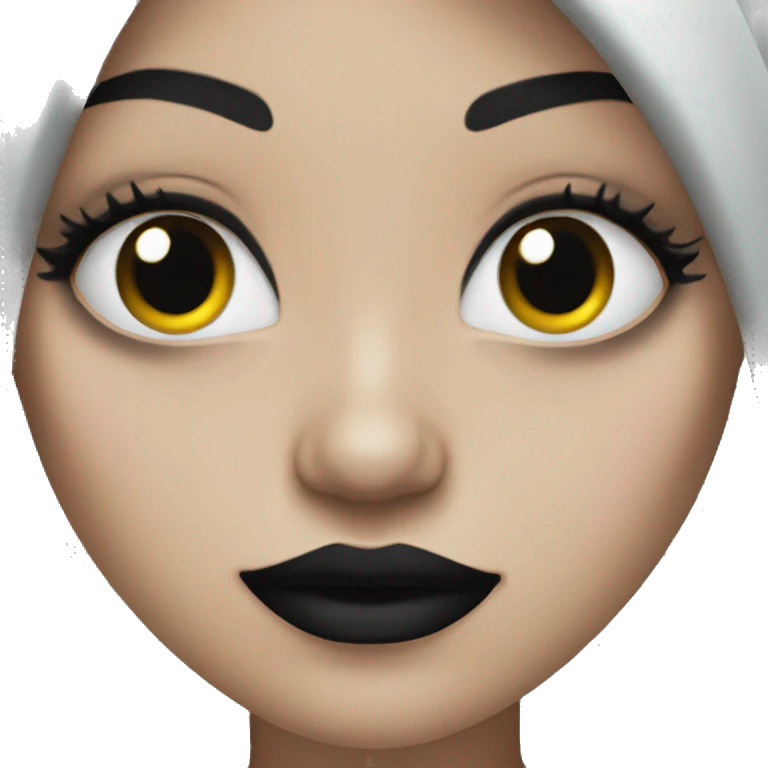 goth girl emoji