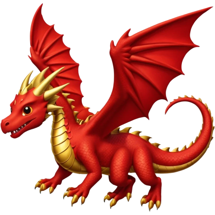 Dragón volando  emoji