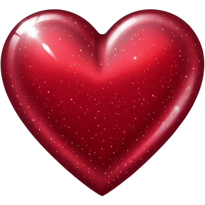 Dark red sparkly heart emoji