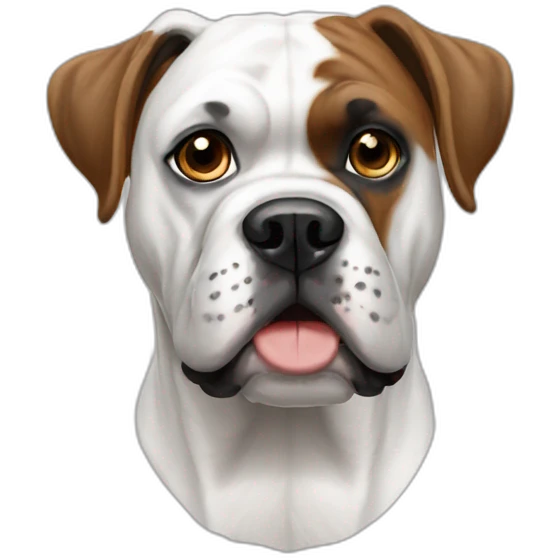 white-boxer-dog emoji