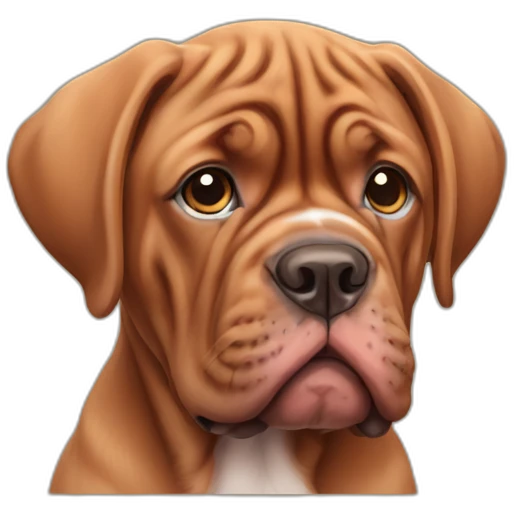 french mastiff puppy emoji