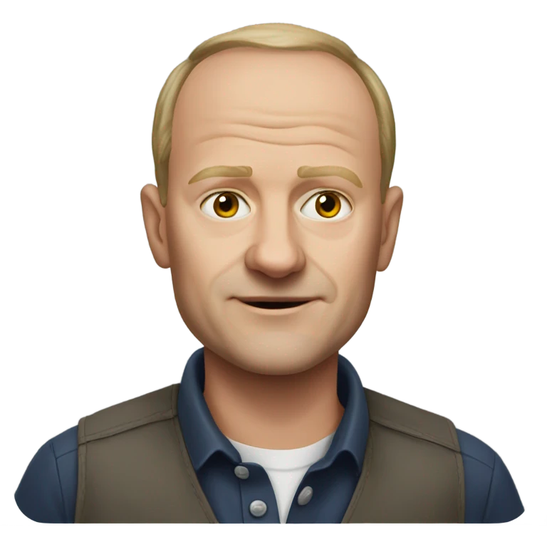 Olav Scholz realistic emoji