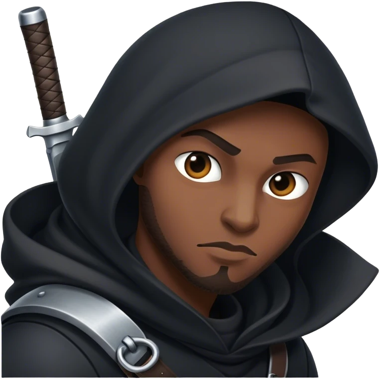 Black thief emoji