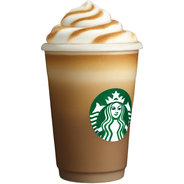 Starbucks latte emoji