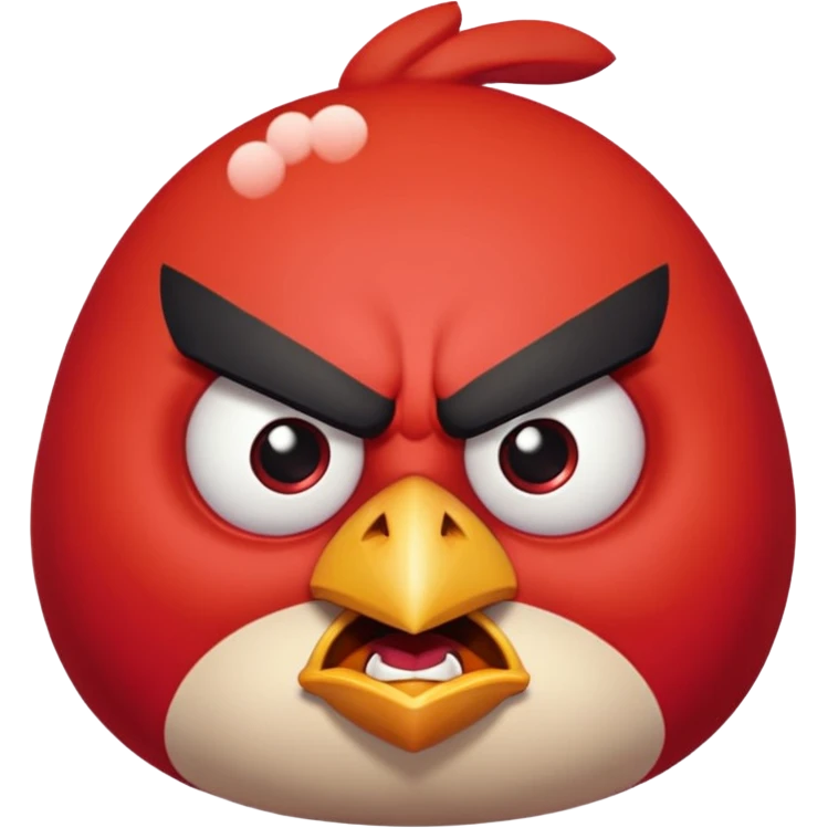 Angry birds red emoji