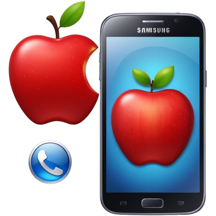 Apple VS Samsung  emoji