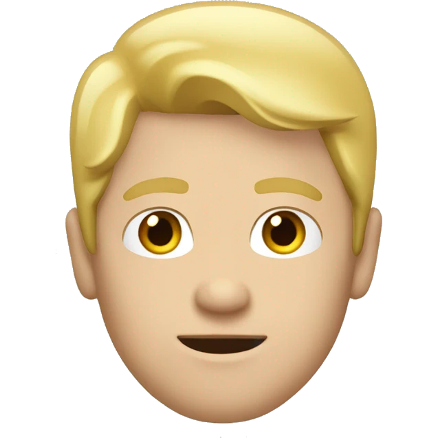 White guy with blonde hair playing gs5 emoji